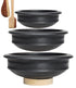 Craftsman Deep Burned Clay Handi/Pot for Cooking and serving Combo