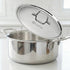 Chefle Trio-cook Triply Sauce Pot/Handi for Cooking With Lid.