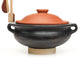 Craftsman Deep Burned Clay Handi/Pot With Lid & Handle for Cooking and serving (BHL)
