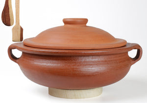 Craftsman Clay Handi/Pot with Handle for Cooking and serving