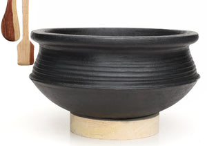 Craftsman Deep Burned Clay Biryani Handi/Pot  for Cooking and Serving