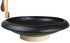 Craftsman Deep Burned Clay Tawa/Pan for Cooking and Serving (FACB)