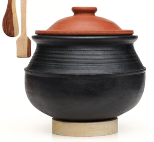 Copy of Craftsman Deep Burned Clay Rice Handi/Pot for Cooking and serving