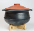 Craftsman  Deep Burned Perfection Clay Handi/Pot with Lid for Cooking and serving (KM10 BL)